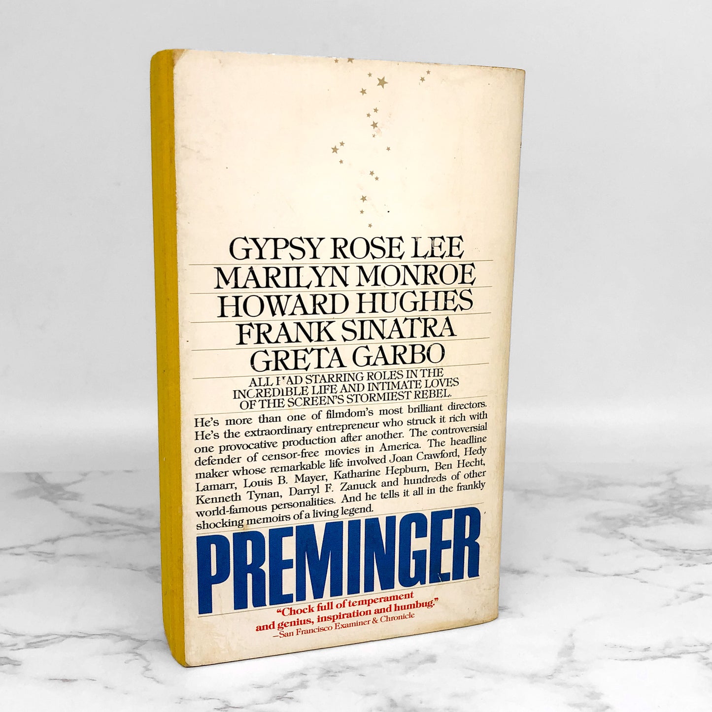 Preminger: An Autobiography by Otto Preminger [FIRST PAPERBACK PRINTING] 1979