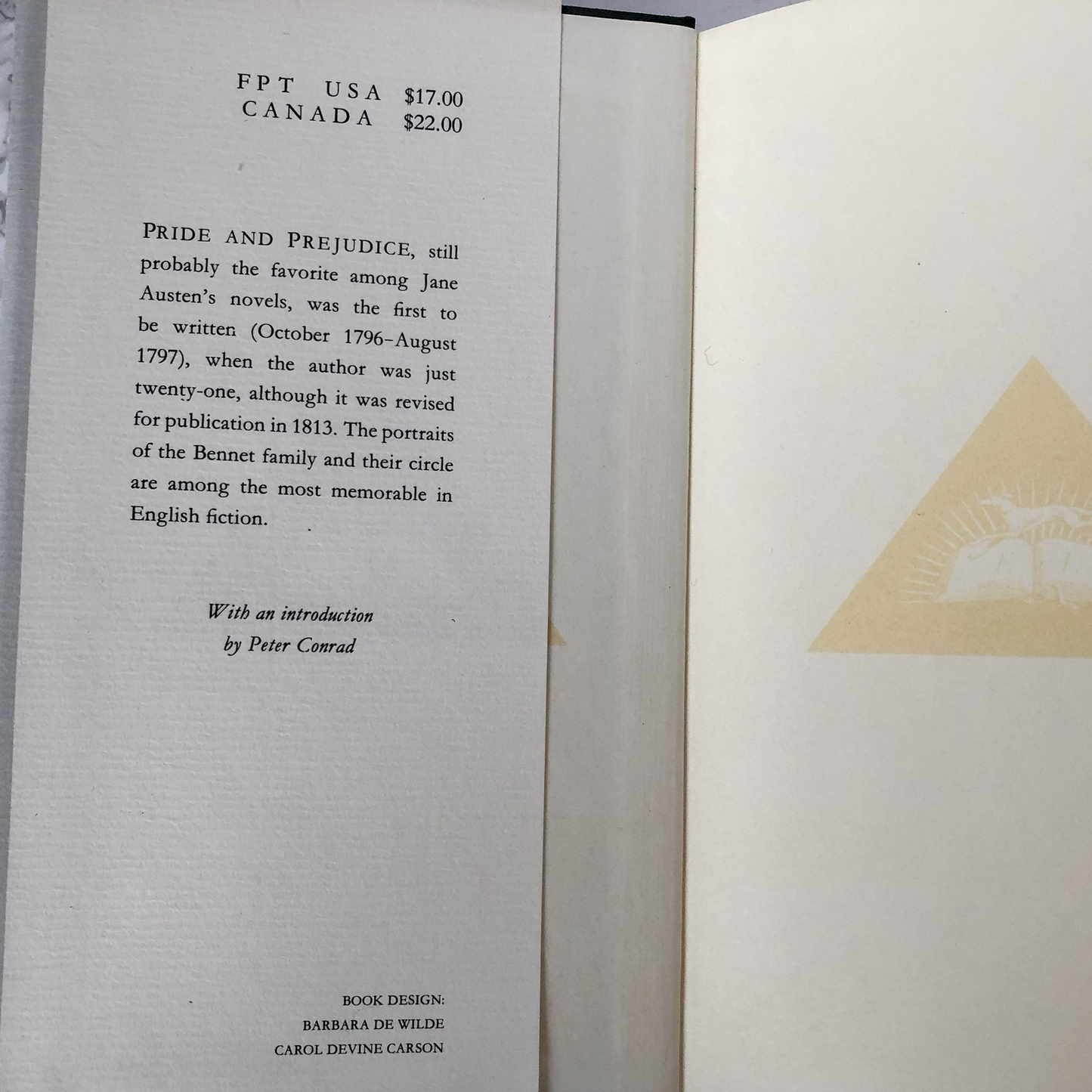Pride and Prejudice by Jane Austen [EVERYMAN'S LIBRARY / 1991] - Bookshop Apocalypse