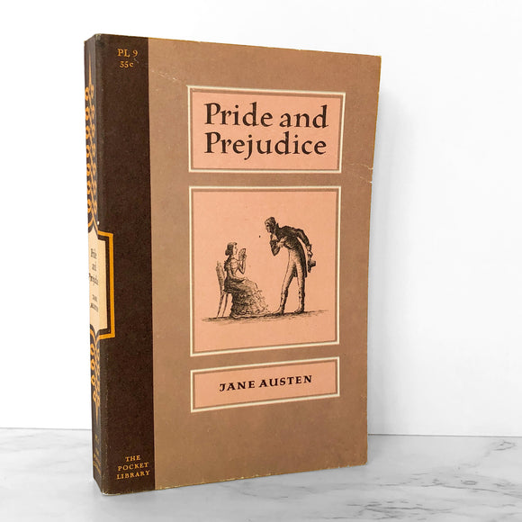 Pride and Prejudice by Jane Austen [1956 PAPERBACK] The Pocket Library