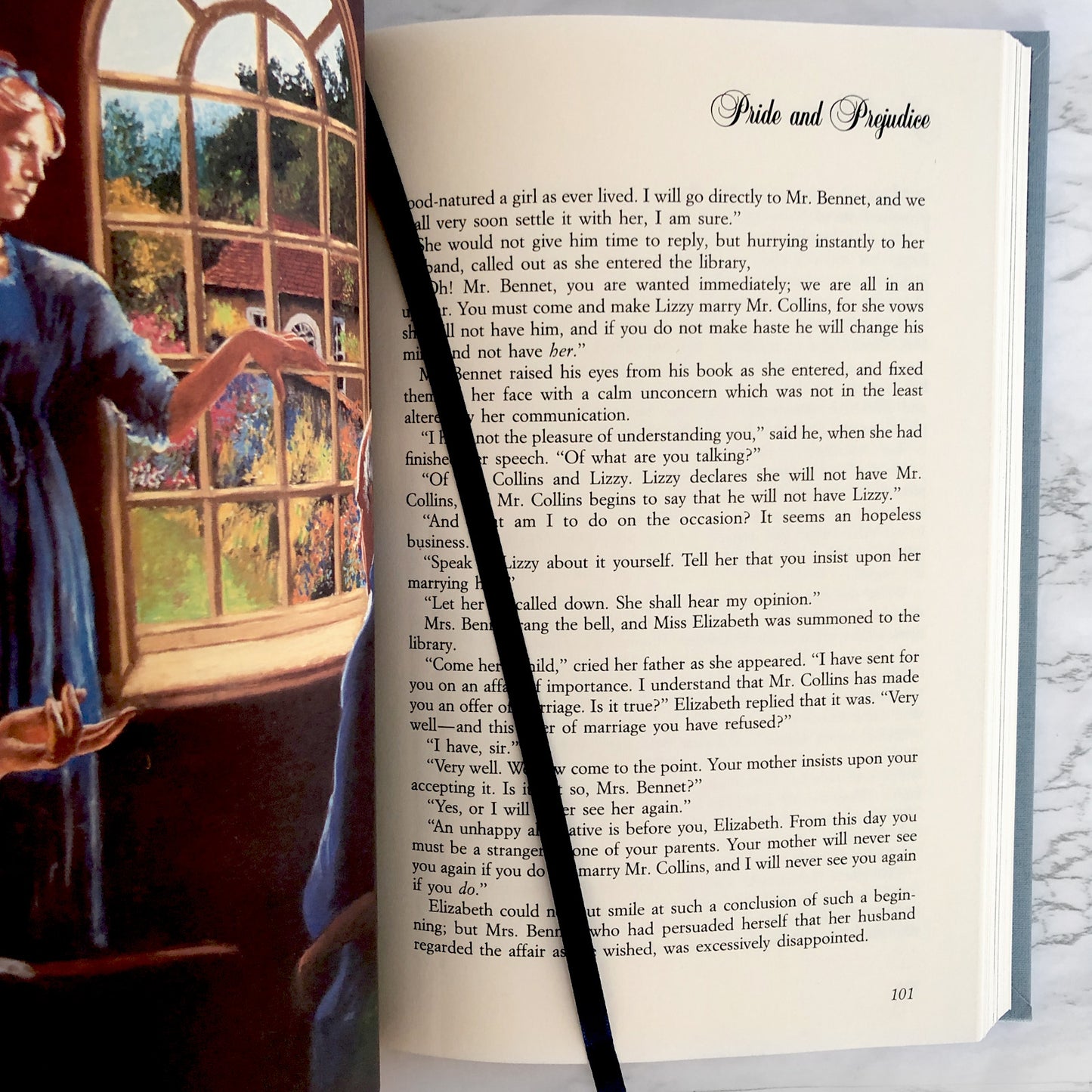 Pride and Prejudice by Jane Austen [ILLUSTRATED HARDCOVER / 1984]