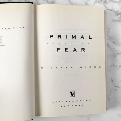 Primal Fear by William Diehl [FIRST BOOK CLUB EDITION / 1993]