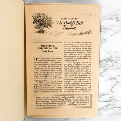 The Prince and the Pauper by Mark Twain [ILLUSTRATED HARDCOVER / 1988]