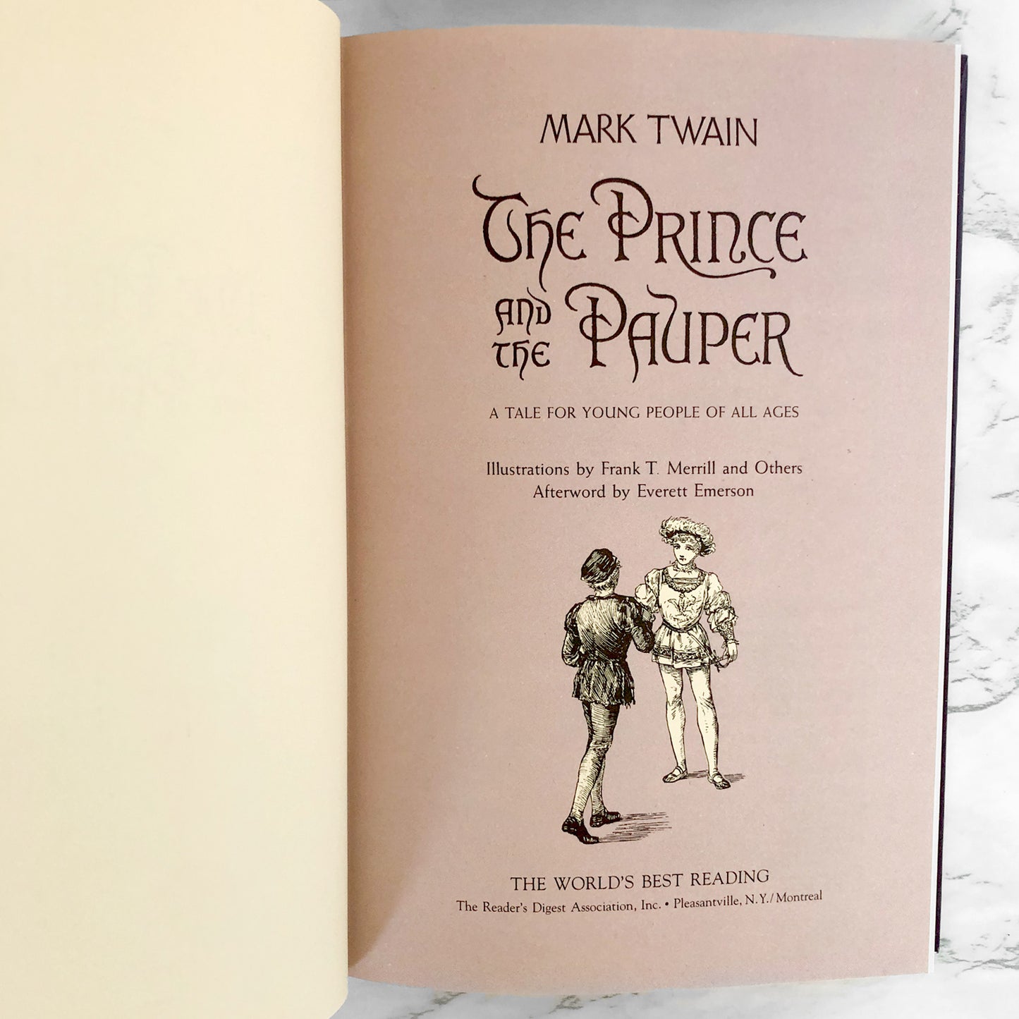 The Prince and the Pauper by Mark Twain [ILLUSTRATED HARDCOVER / 1988]