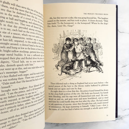 The Prince and the Pauper by Mark Twain [ILLUSTRATED HARDCOVER / 1988]