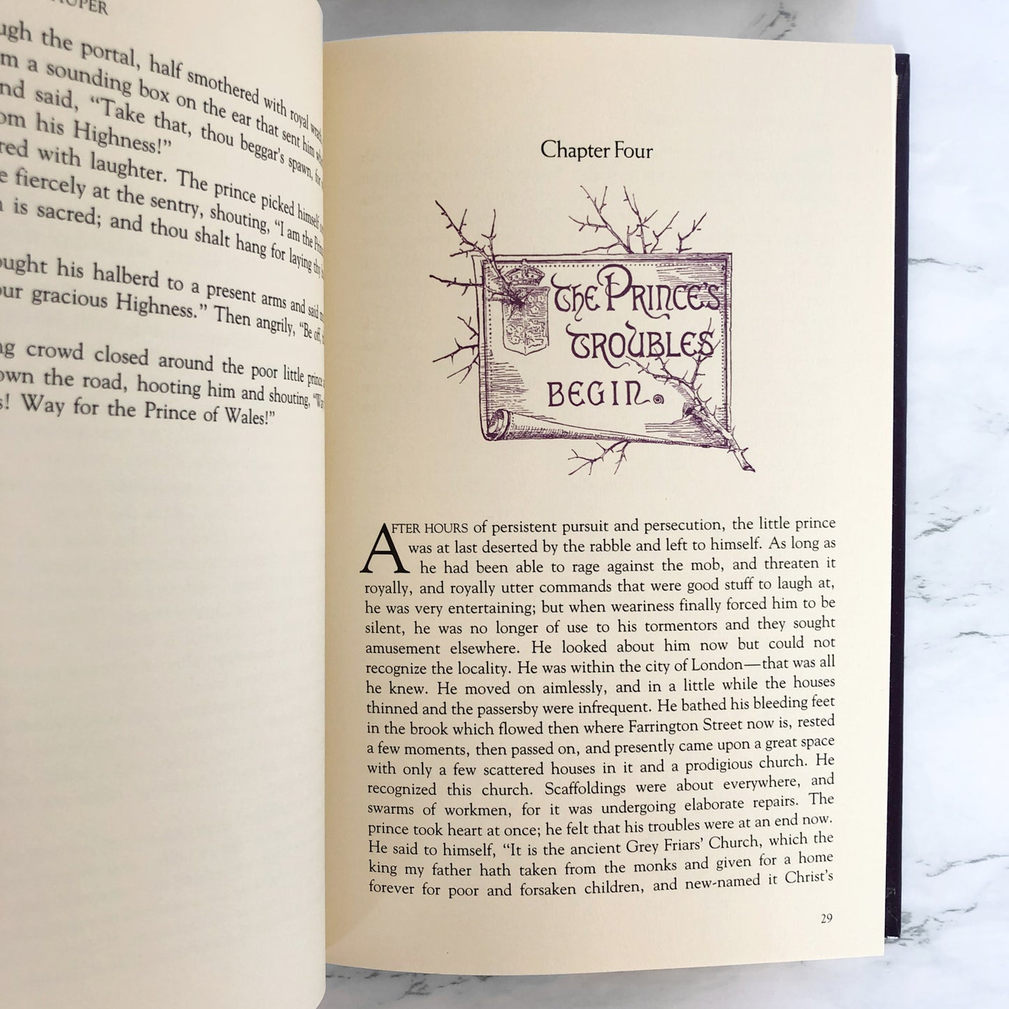 The Prince and the Pauper by Mark Twain [ILLUSTRATED HARDCOVER / 1988]