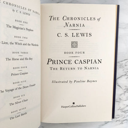 Prince Caspian by C.S. Lewis [1994 HARDCOVER] Chronicles of Narnia #4