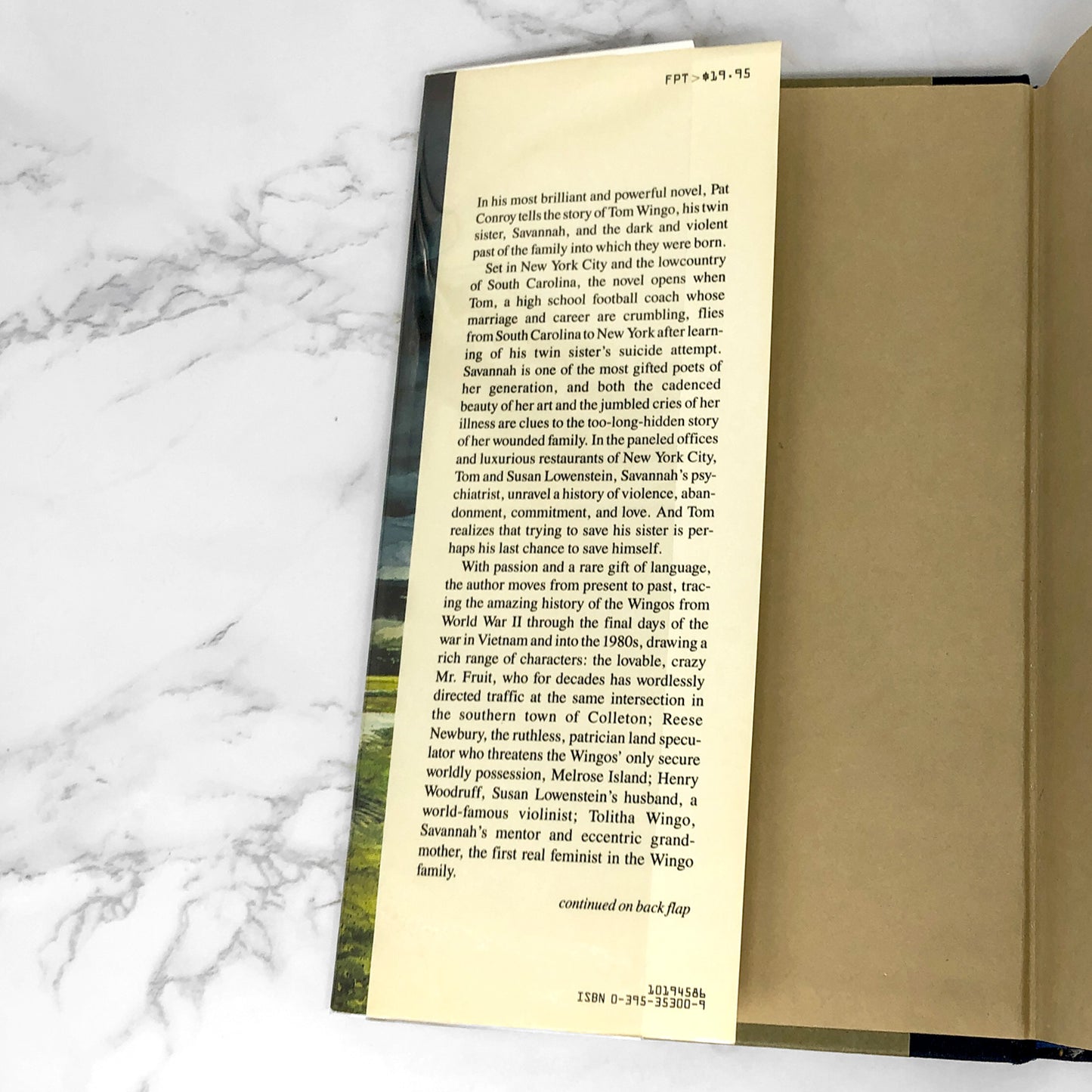 The Prince of Tides by Pat Conroy SIGNED! [FIRST EDITION • FIRST PRINTING] 1986