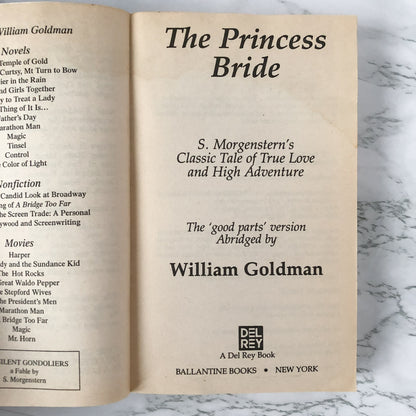 The Princess Bride by William Goldman [1987 PAPERBACK] - Bookshop Apocalypse