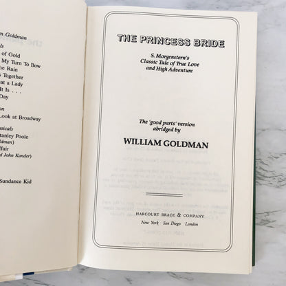 The Princess Bride by William Goldman [RARE SFBC HARDCOVER / 1973]