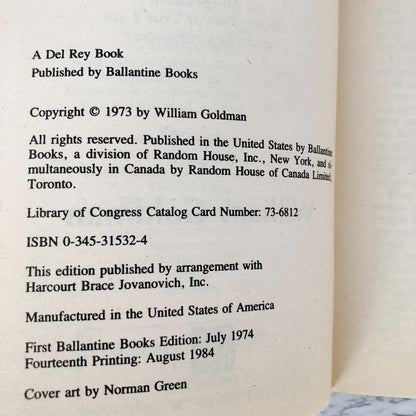 The Princess Bride by William Goldman [1984 DEL REY PAPERBACK]