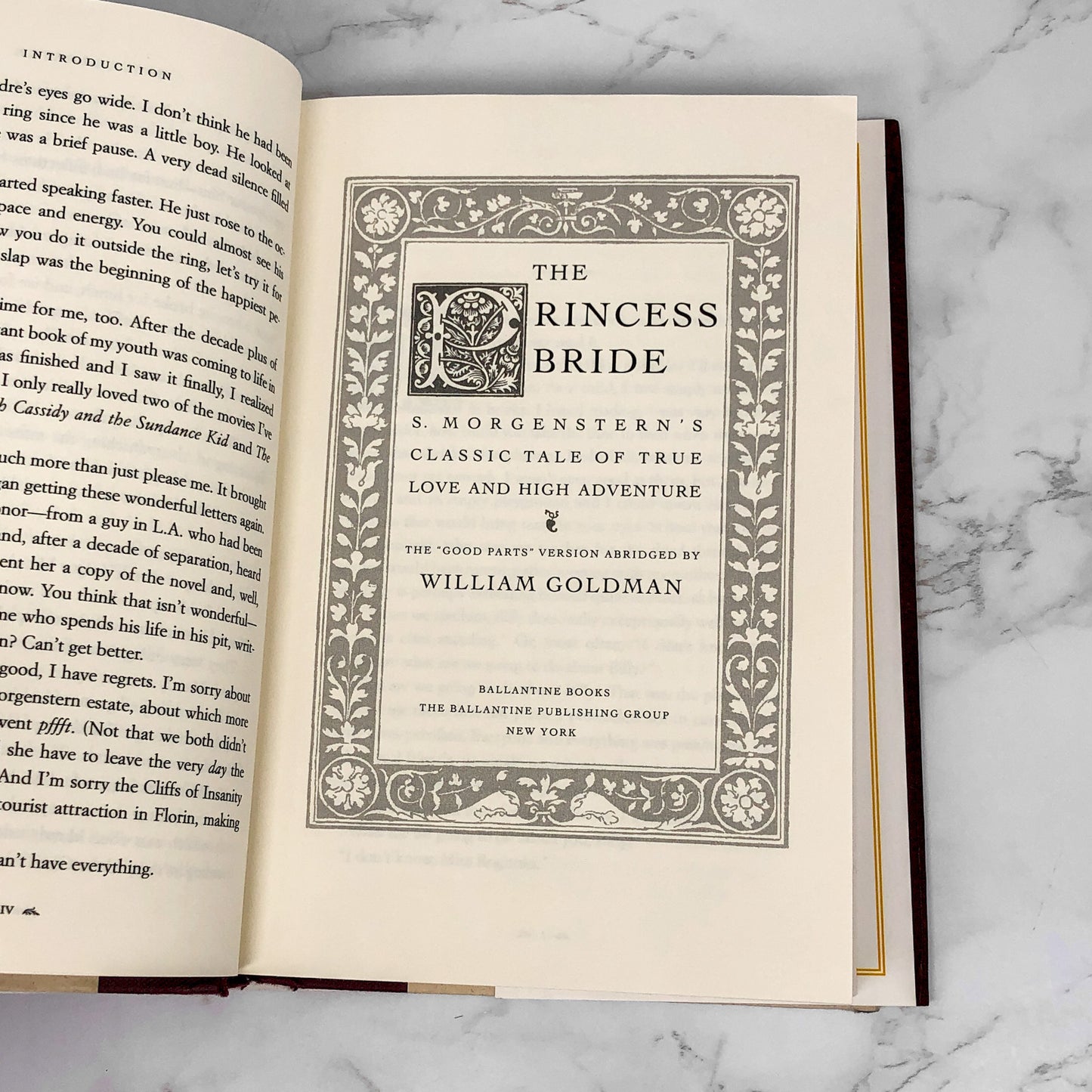 The Princess Bride by William Goldman [25th ANNIVERSARY HARDCOVER] 1998