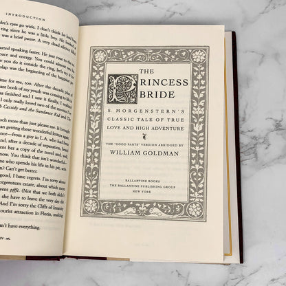 The Princess Bride by William Goldman [25th ANNIVERSARY HARDCOVER] 1998