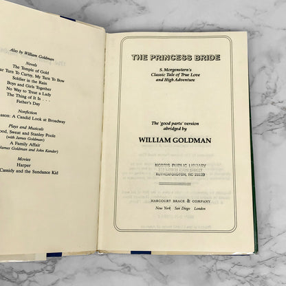 The Princess Bride by William Goldman [RARE SFBC HARDCOVER] 1973