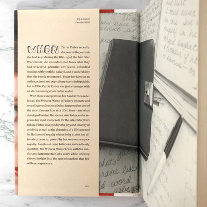 The Princess Diarist by Carrie Fisher [FIRST EDITION • FIRST PRINTING] 2016