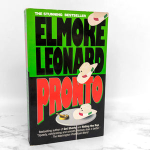 Pronto by Elmore Leonard [FIRST PAPERBACK EDITION] 1995
