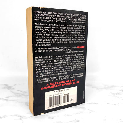 Pronto by Elmore Leonard [FIRST PAPERBACK EDITION] 1995