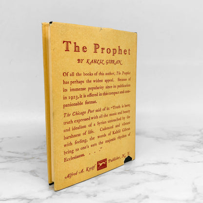 The Prophet by Kahlil Gibran [POCKET EDITION] 1964 • Miniature Hardcover • Knopf