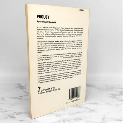 Proust by Samuel Beckett [TRADE PAPERBACK] 1978 • Grove Press