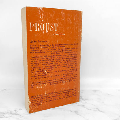 Proust: A Biography by Andre Maurois [1960 PAPERBACK]