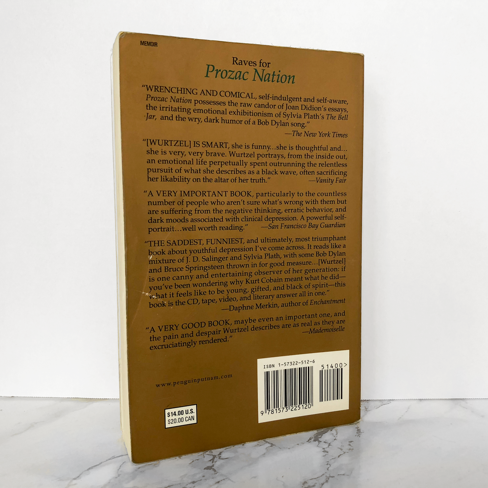 Prozac Nation by Elizabeth Wurtzel - Bookshop Apocalypse