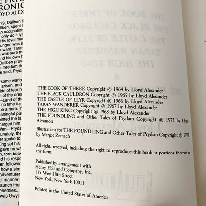 The Complete Prydain Chronicles by Lloyd Alexander [GUILD OMNIBUS / 1991]