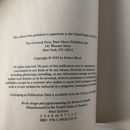 Psycho by Robert Bloch - Bookshop Apocalypse