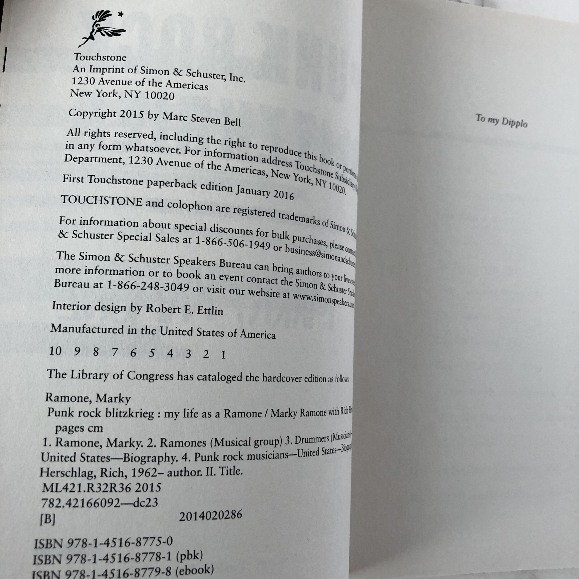 Punk Rock Blitzkrieg: My Life as a Ramone by Marky Ramone - Bookshop Apocalypse