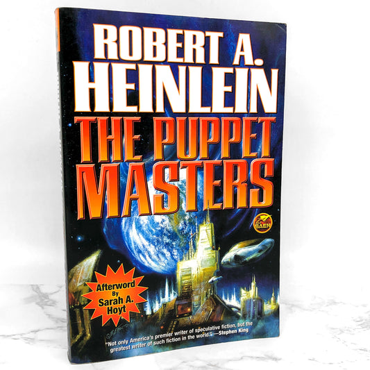 The Puppet Masters by Robert A. Heinlein [TRADE PAPERBACK RE-ISSUE] 2009 • BAEN