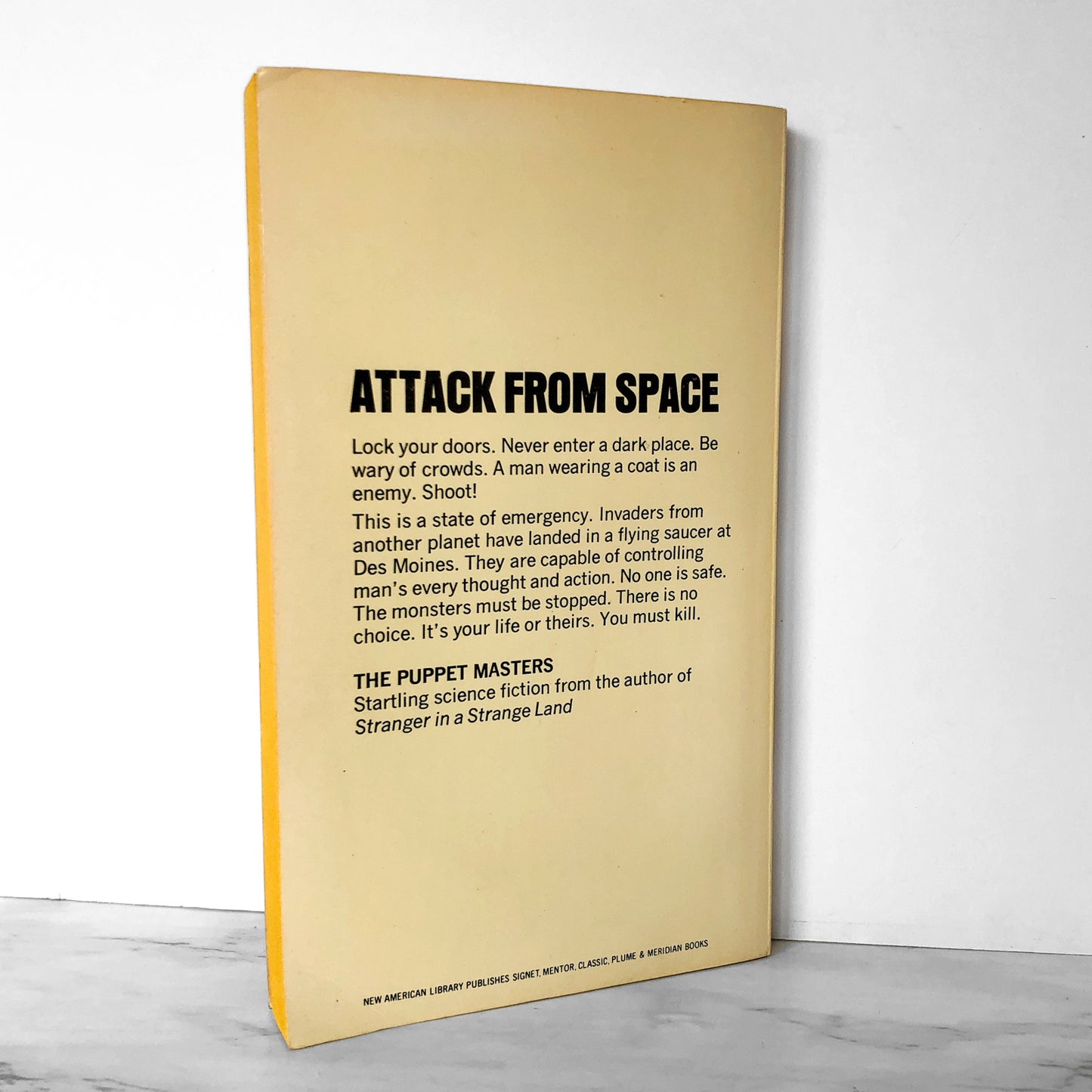 The Puppet Masters by Robert A. Heinlein [1951 PAPERBACK]