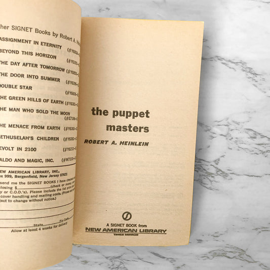 The Puppet Masters by Robert A. Heinlein [1951 PAPERBACK]