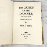 The Queen of the Damned by Anne Rice [FIRST EDITION] 6th Print  ❧ 1992