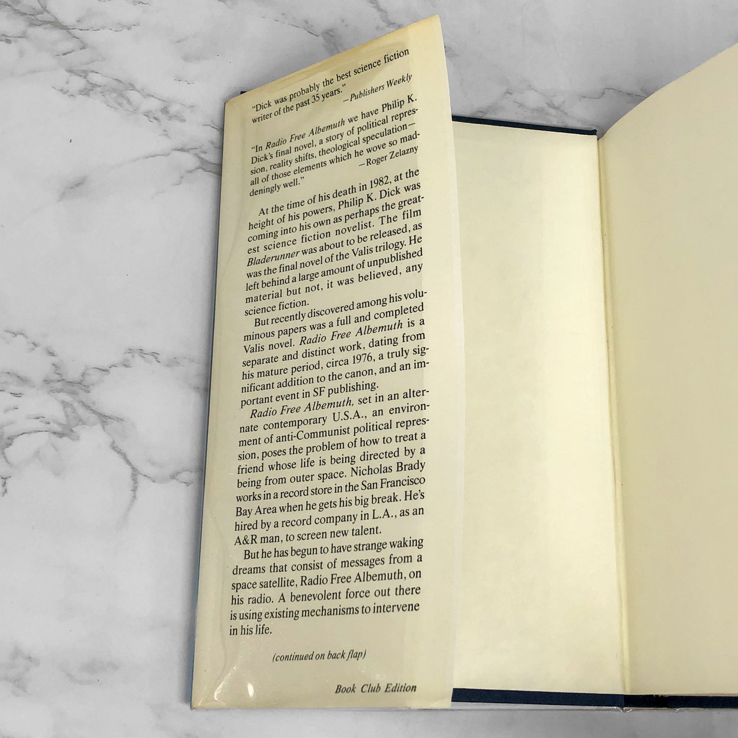 Radio Free Albemuth by Philip K. Dick [1985 HARDCOVER]