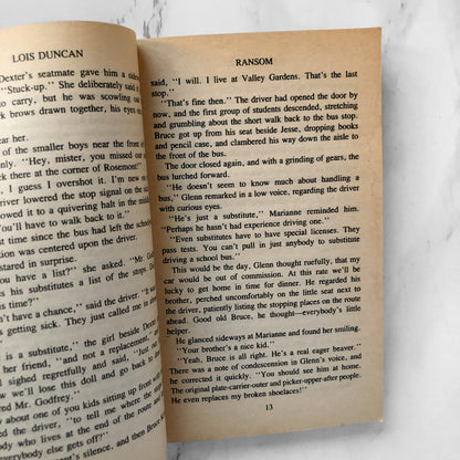 Ransom by Lois Duncan [1984 PAPERBACK] - Bookshop Apocalypse