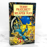 Reaper Man by Terry Pratchett [U.K. FIRST PAPERBACK EDITION] • Discworld #11