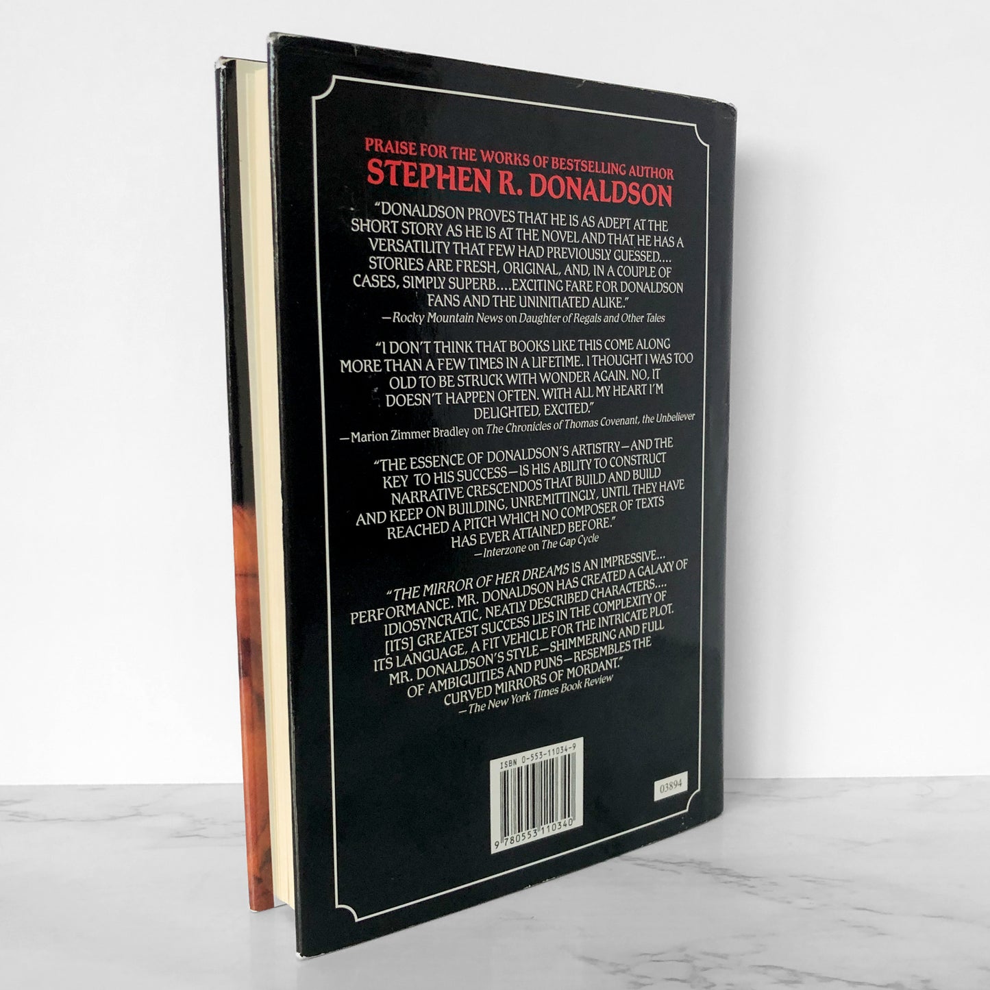Reave the Just and Other Tales by Stephen R. Donaldson [FIRST BOOK CLUB EDITION / 1999]