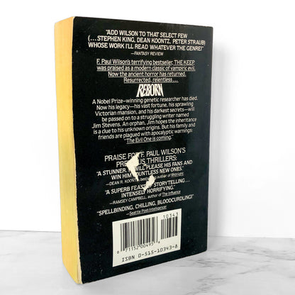 Reborn by F. Paul Wilson [FIRST PAPERBACK PRINTING / 1990]