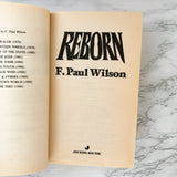 Reborn by F. Paul Wilson [FIRST PAPERBACK PRINTING / 1990]