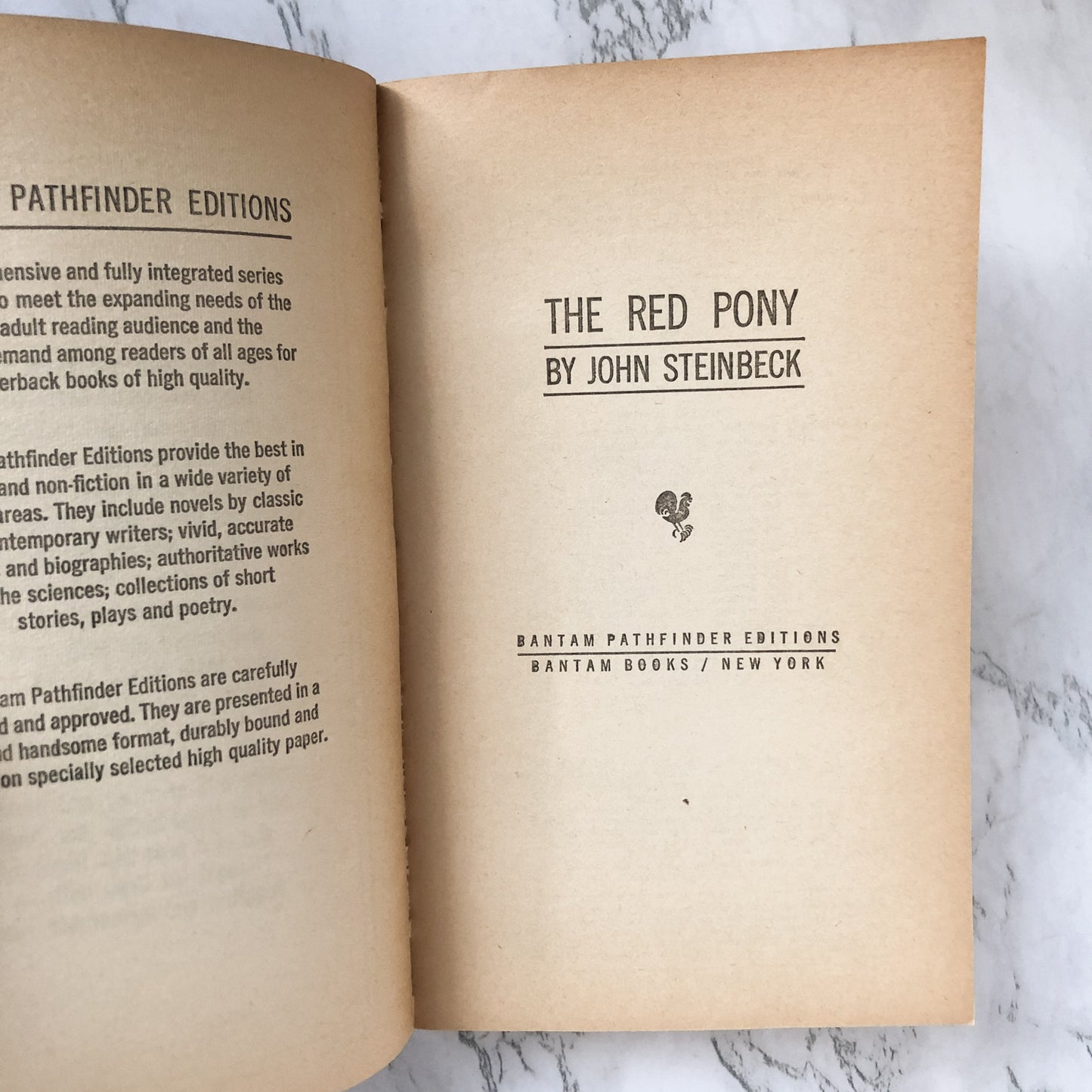 The Red Pony by John Steinbeck [1963 PAPERBACK] - Bookshop Apocalypse