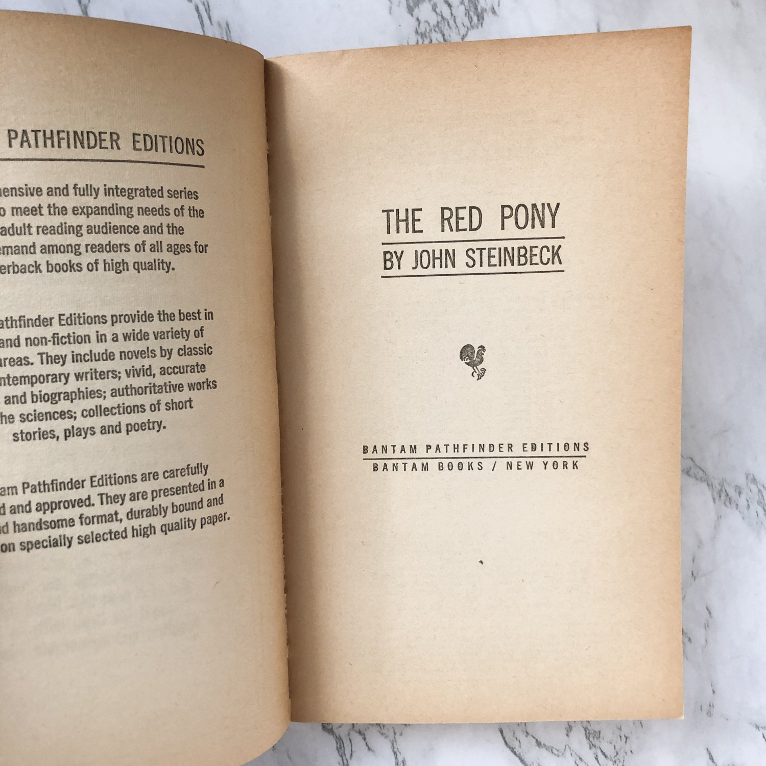 The Red Pony by John Steinbeck [1963 PAPERBACK] - Bookshop Apocalypse