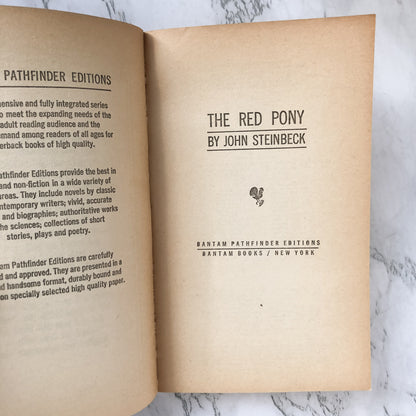 The Red Pony by John Steinbeck [1963 PAPERBACK] - Bookshop Apocalypse