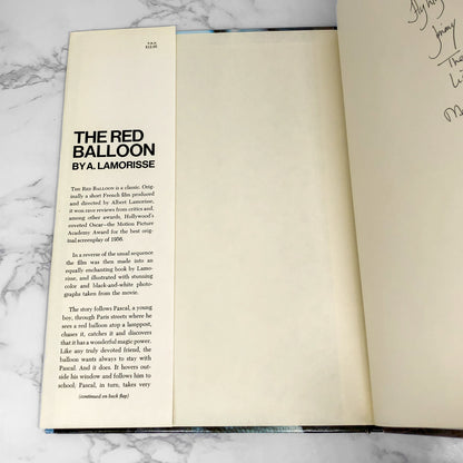 The Red Balloon by Albert Lamorisse [VINTAGE XL HARDCOVER] 1967
