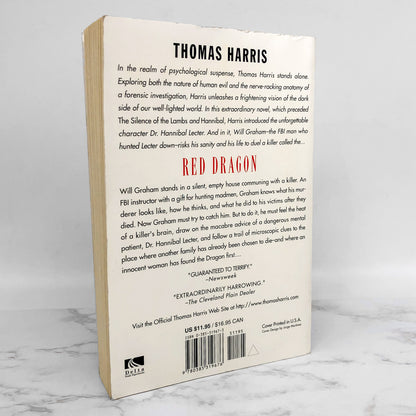 Red Dragon by Thomas Harris [TRADE PAPERBACK] 1998 • Delta • Hannibal #1