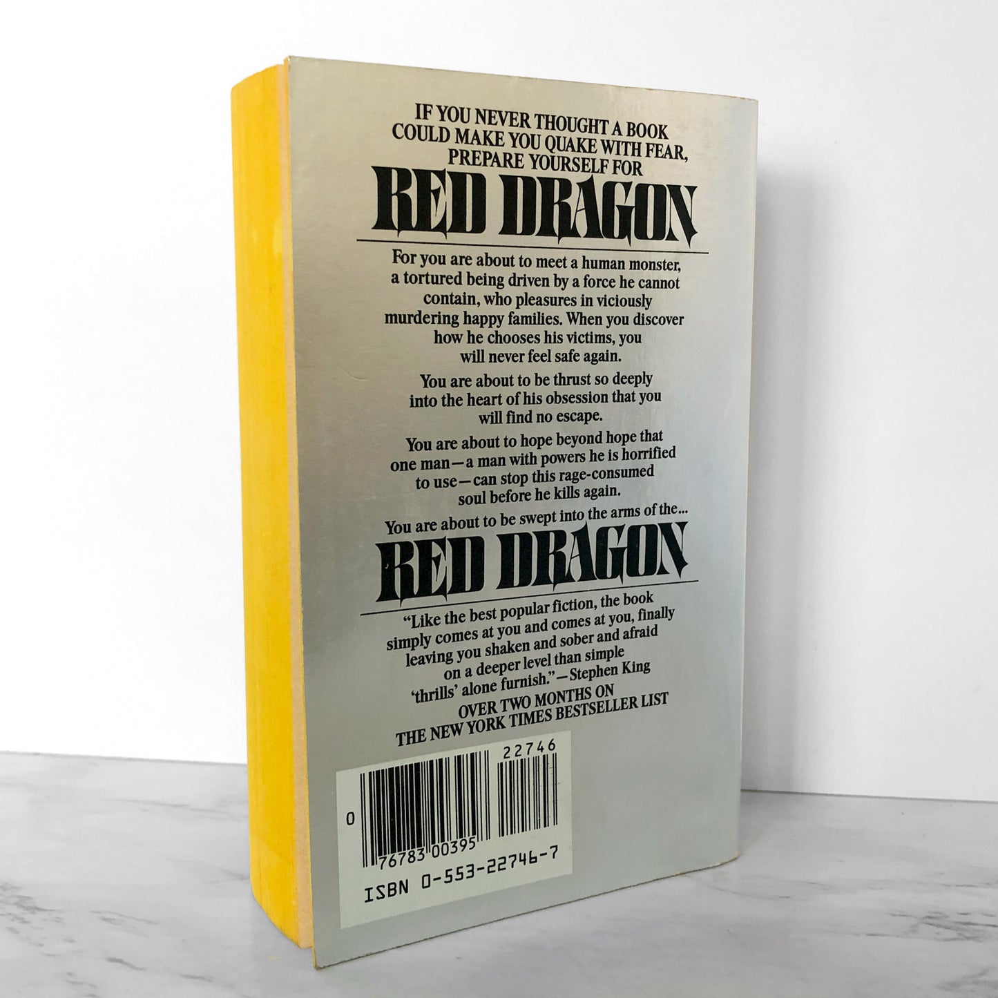 Red Dragon by Thomas Harris [FIRST PAPERBACK PRINTING / 1982]