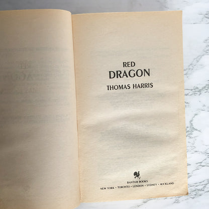 Red Dragon by Thomas Harris [1988 PAPERBACK]