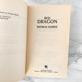 Red Dragon by Thomas Harris [FIRST PAPERBACK PRINTING / 1982]