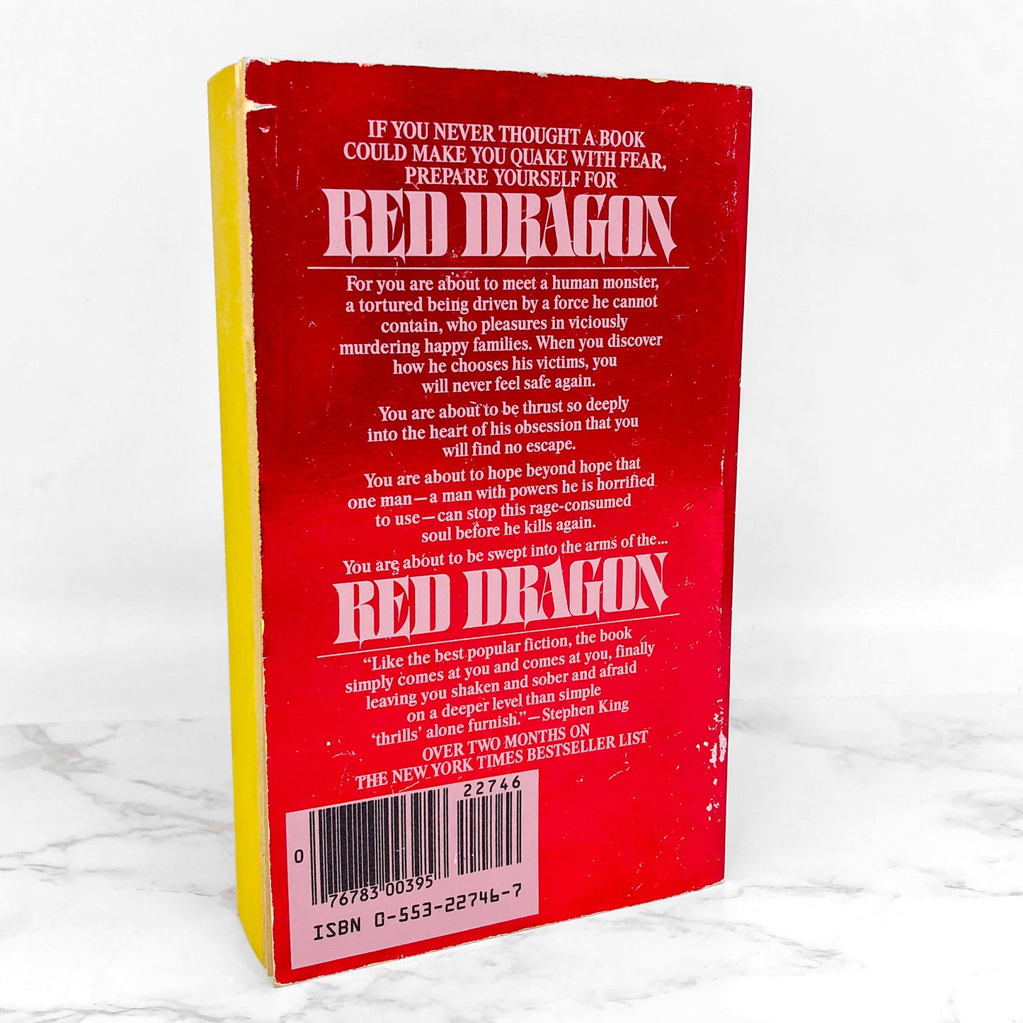 Red Dragon by Thomas Harris [FIRST PAPERBACK PRINTING] 1982 • Red Variant • Bantam