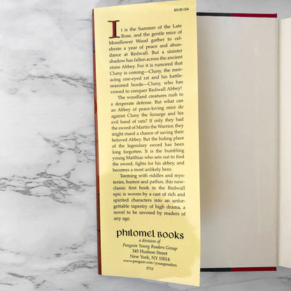 Redwall by Brian Jacques [ANNIVERSARY EDITION HARDCOVER]