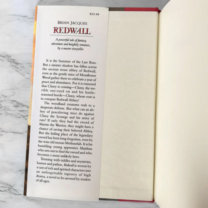 Redwall by Brian Jacques [FIRST EDITION / 1986]