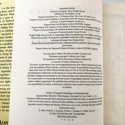 Redwall by Brian Jacques [ANNIVERSARY EDITION HARDCOVER]