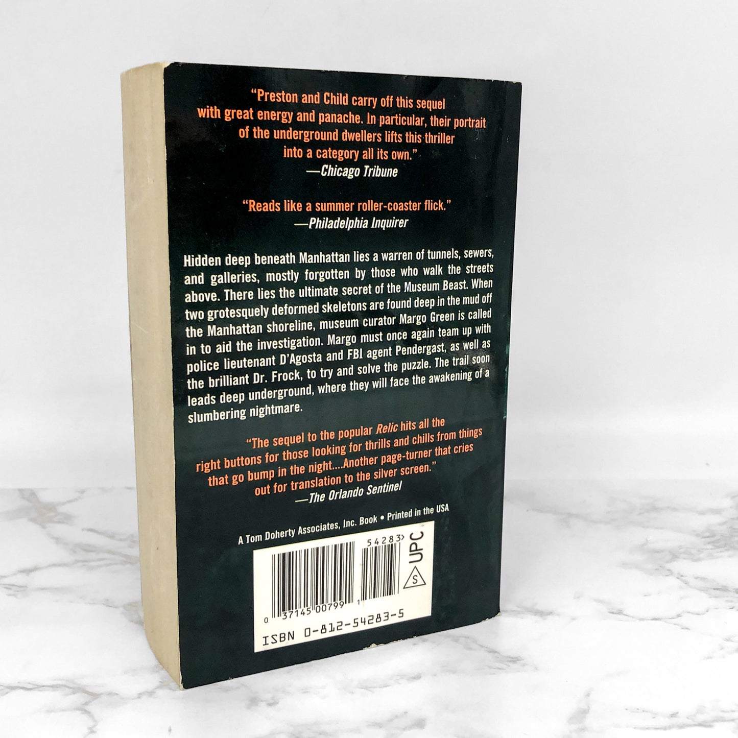 Reliquary by Douglas Preston & Lincoln Child [FIRST PAPERBACK PRINTING] 1998